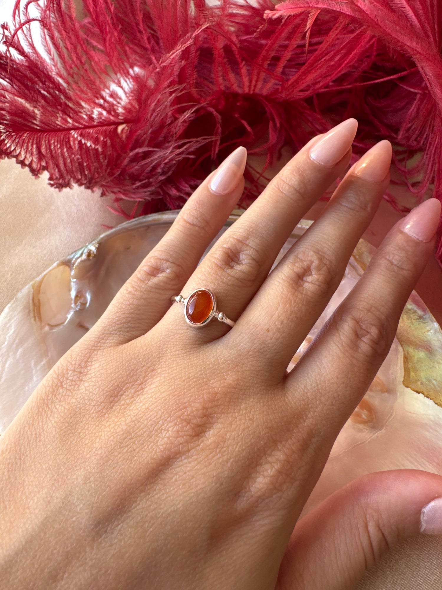 Akik Basic Gümüş Yüzük