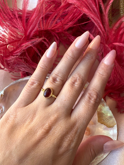 Akik Basic Gold Yüzük