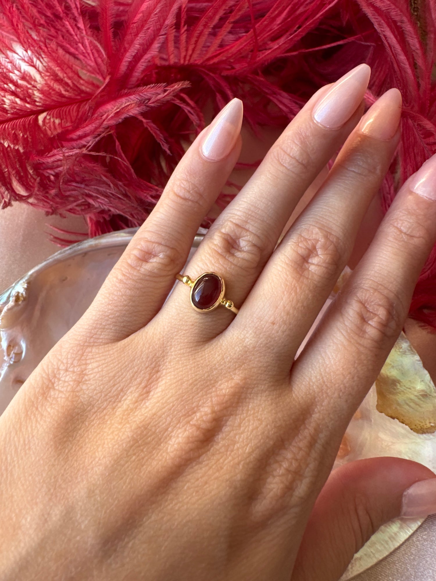 Akik Basic Gold Yüzük