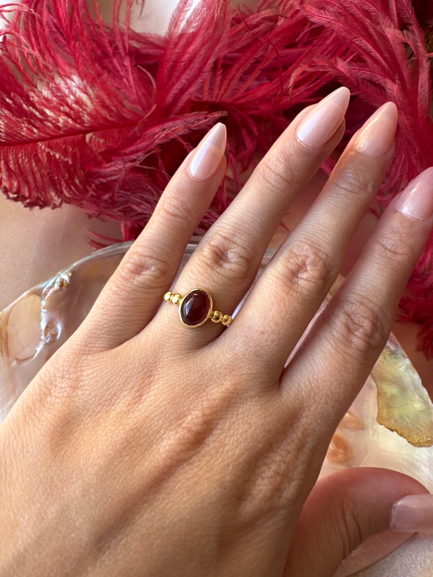 Akik Hera Gold Yüzük