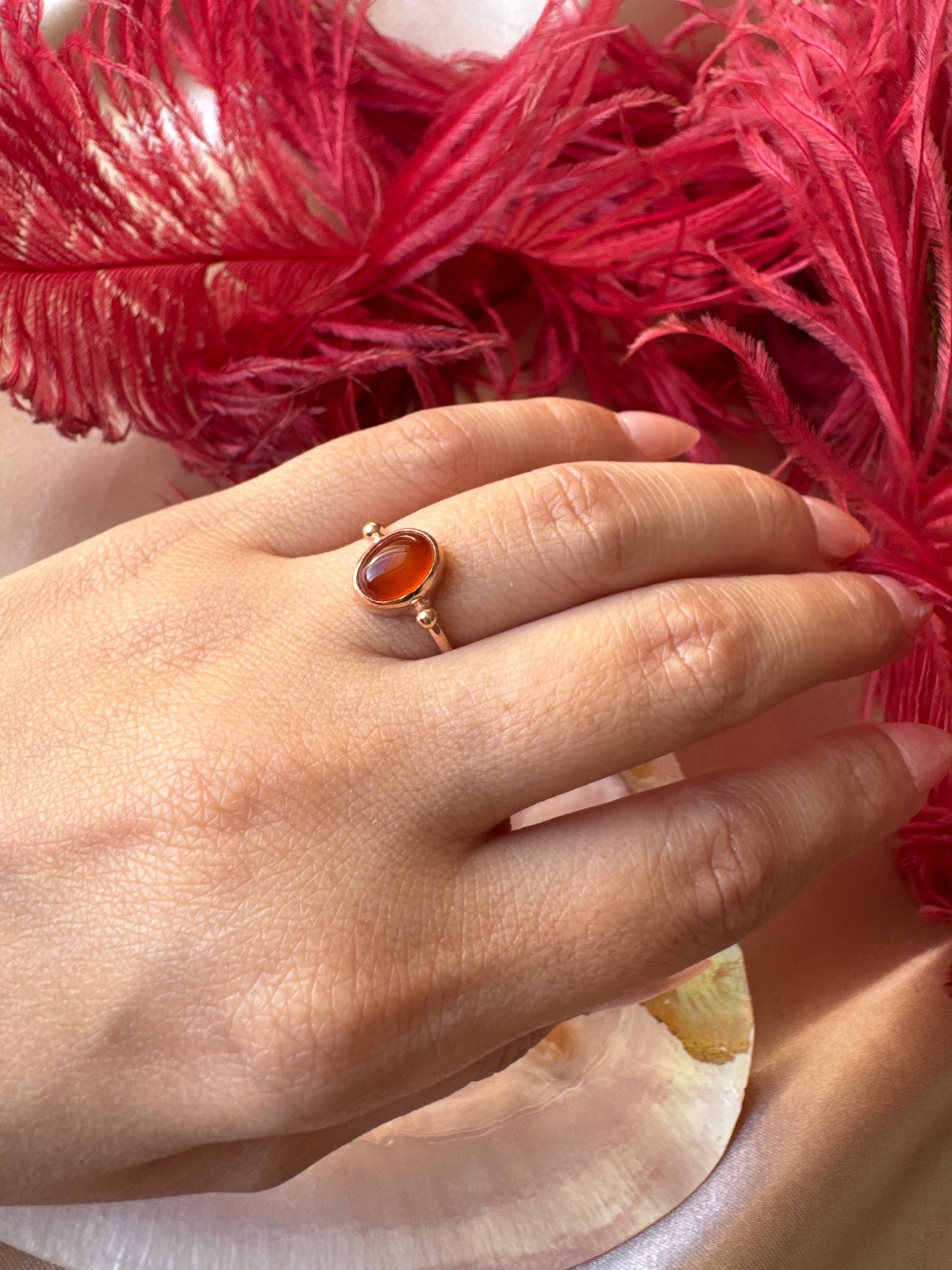 Akik Basic Rose Gold Yüzük