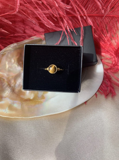 Kaplangözü Yuvarlak Gold Yüzük