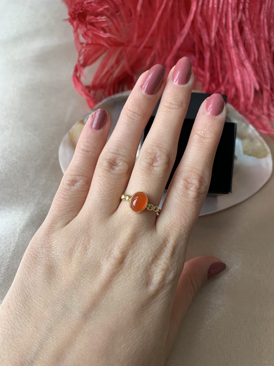 Akik Hera Gold Yüzük