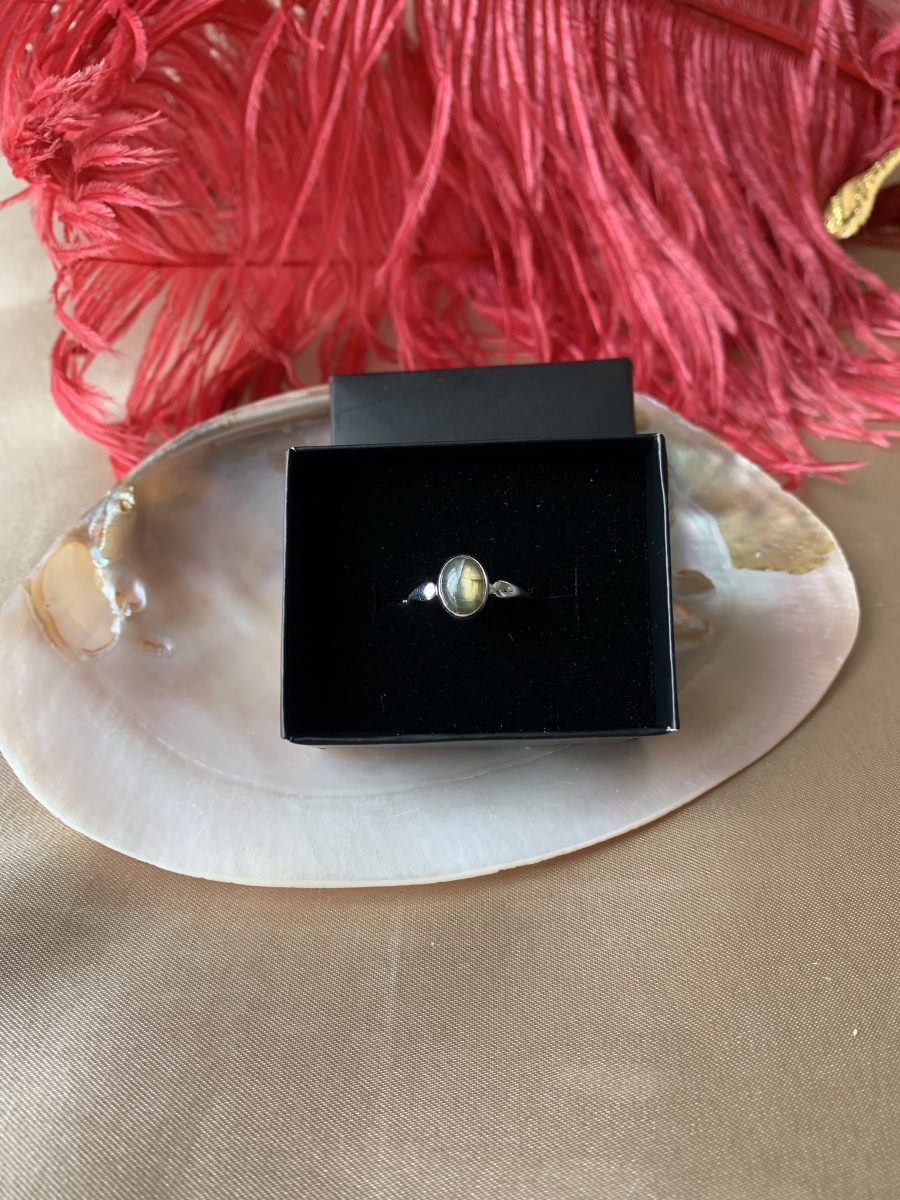 Labradorit Mary Gümüş Yüzük