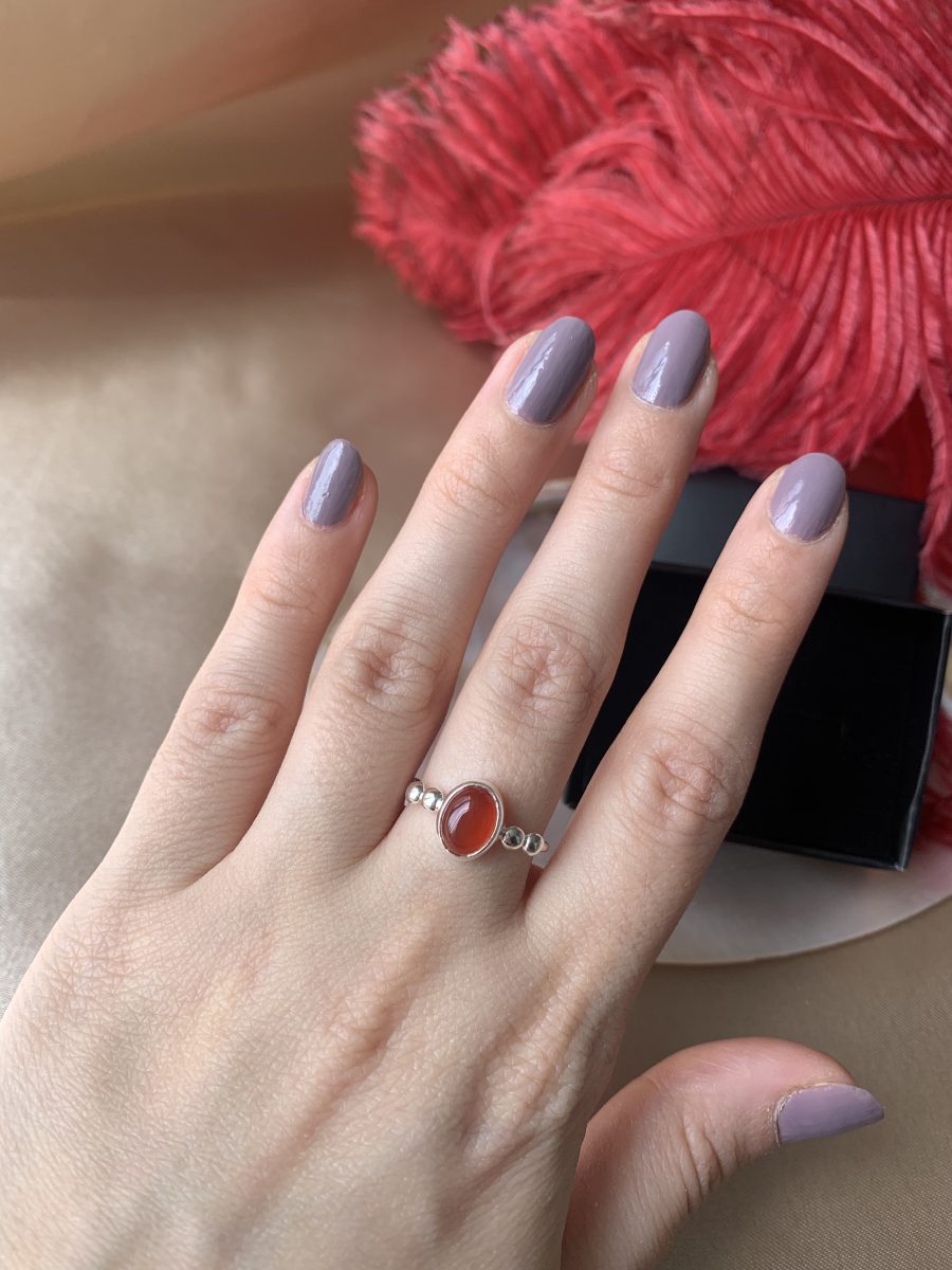 Akik Hera Gümüş Yüzük