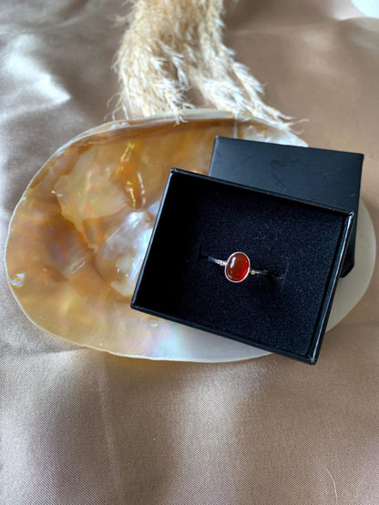 Akik Basic Gümüş Yüzük