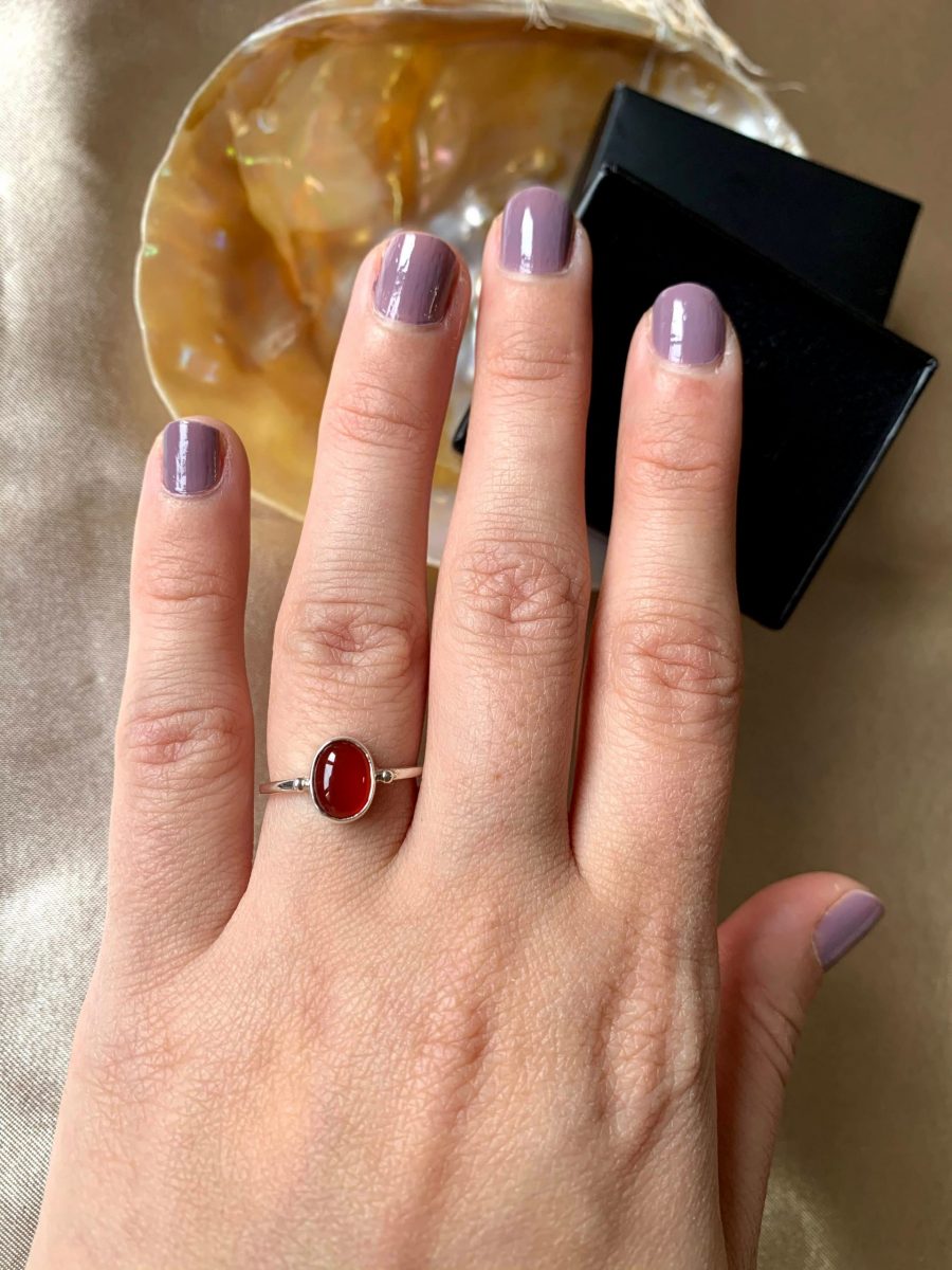 Akik Basic Gümüş Yüzük