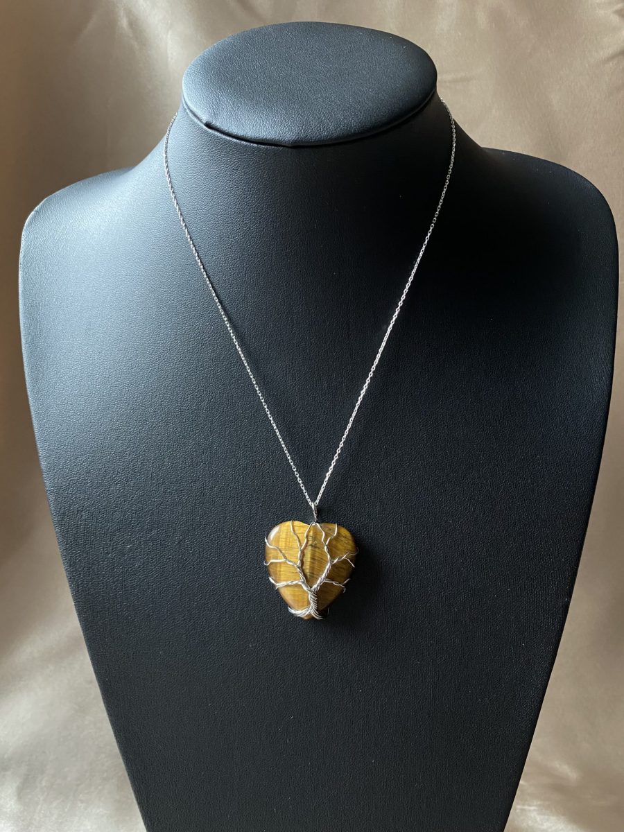 Kaplangözü Kalp Hayat Ağacı Kolye