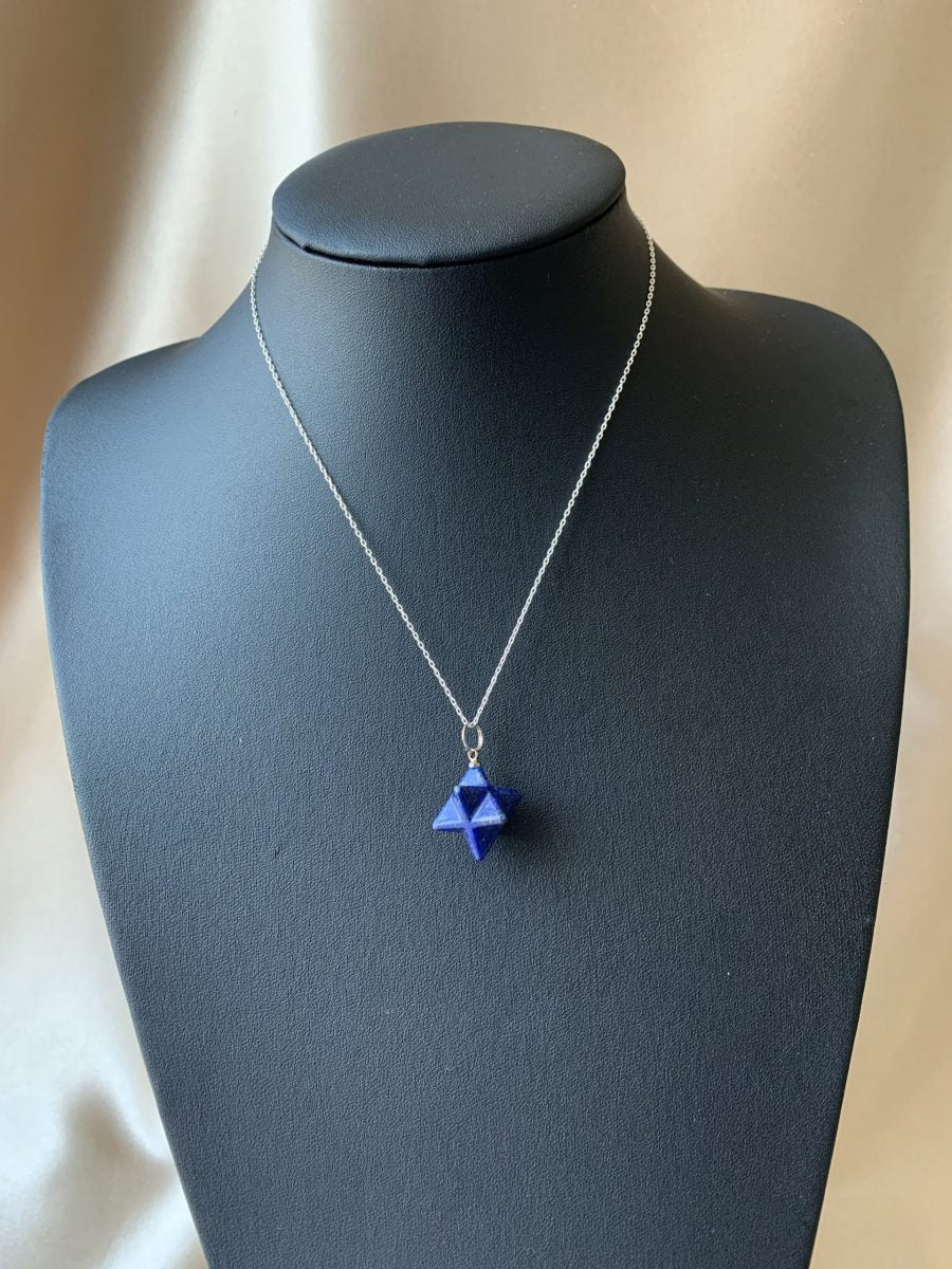 Lapis Lazuli Yıldız Kolye