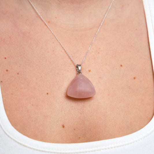 Pembe Kuvars Candy Kolye