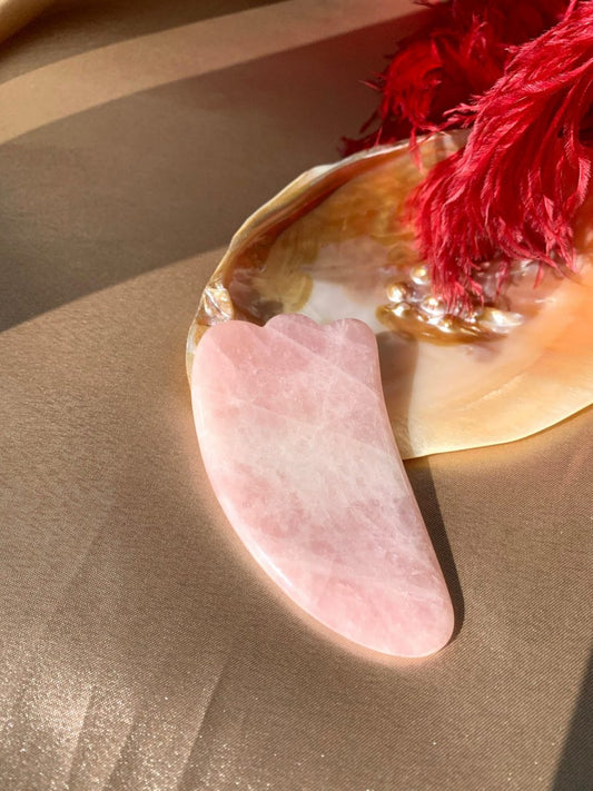Pembe Kuvars Gua Sha