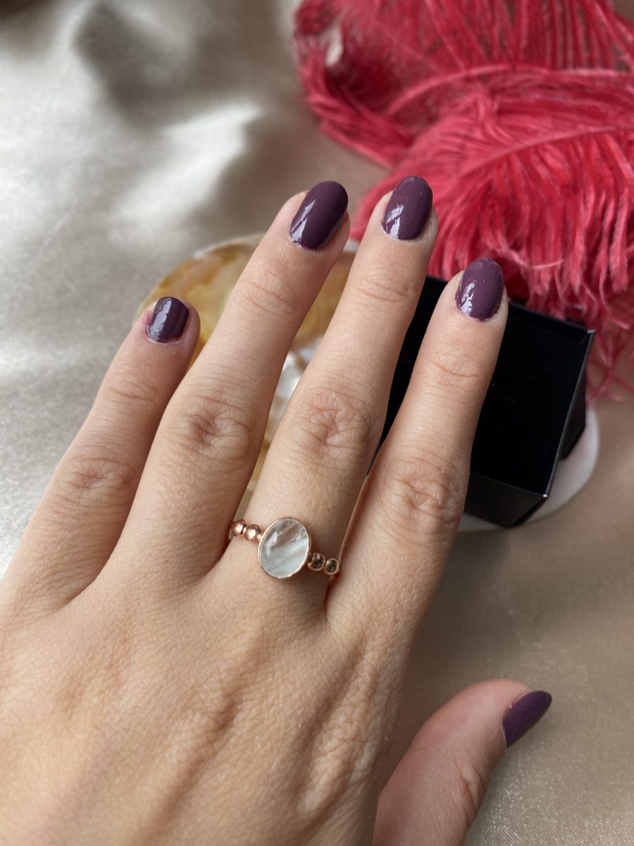 Akuamarin Hera Rose Gold Yüzük