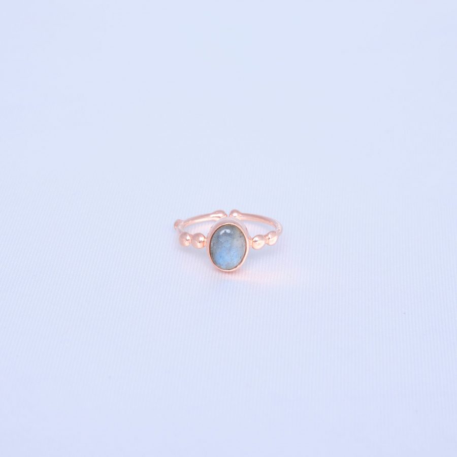 Labradorit Hera Rose Gold Yüzük