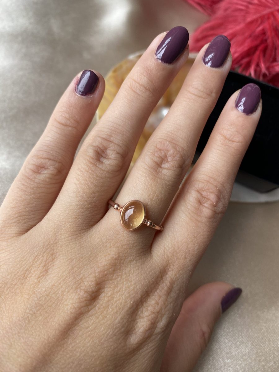 Sitrin Basic Rose Gold Yüzük