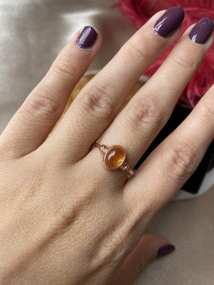 Sitrin Diana Rose Gold Yüzük