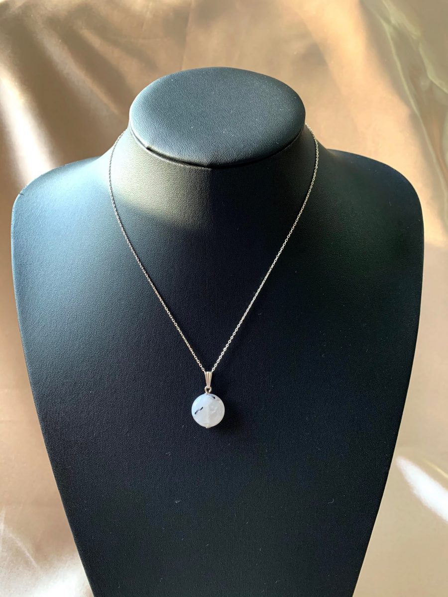 Rutil Kuvars Minimal Kolye