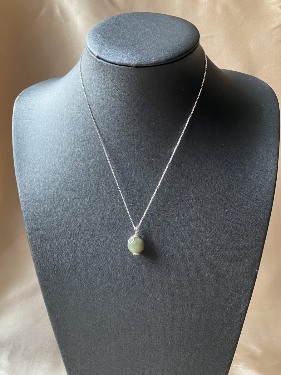 Yeşim Taşı Yuvarlak Cutie Kolye